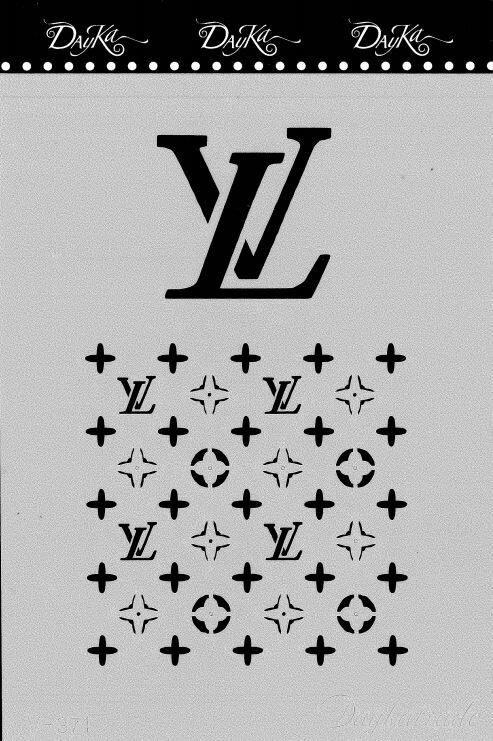 plantillas de louis vuitton en letras v